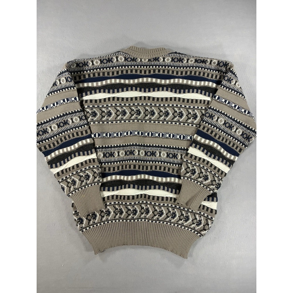 Vintage 90's Wings Wool/Acrylic Blend Knit Sweater. Men's Medium. Coogi Style - Picture 3 of 7
